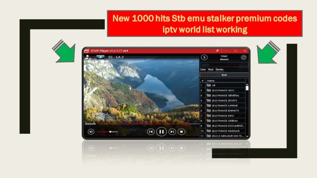 New 1000 hits Stb emu stalker premium codes iptv world list