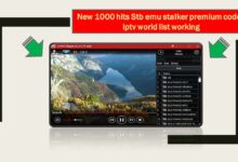 New 1000 hits Stb emu stalker premium codes iptv world list